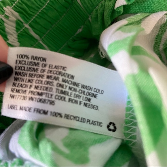 ✨lilly pulitzer x target girls green and white floral jumpsuit✨ - Picture 6 of 6